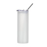 750ml Glass Sublimation Tumbler with Lid - (Frosted)