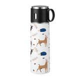 500ml Stainless Steel Sublimation Flasks with Cup - White
