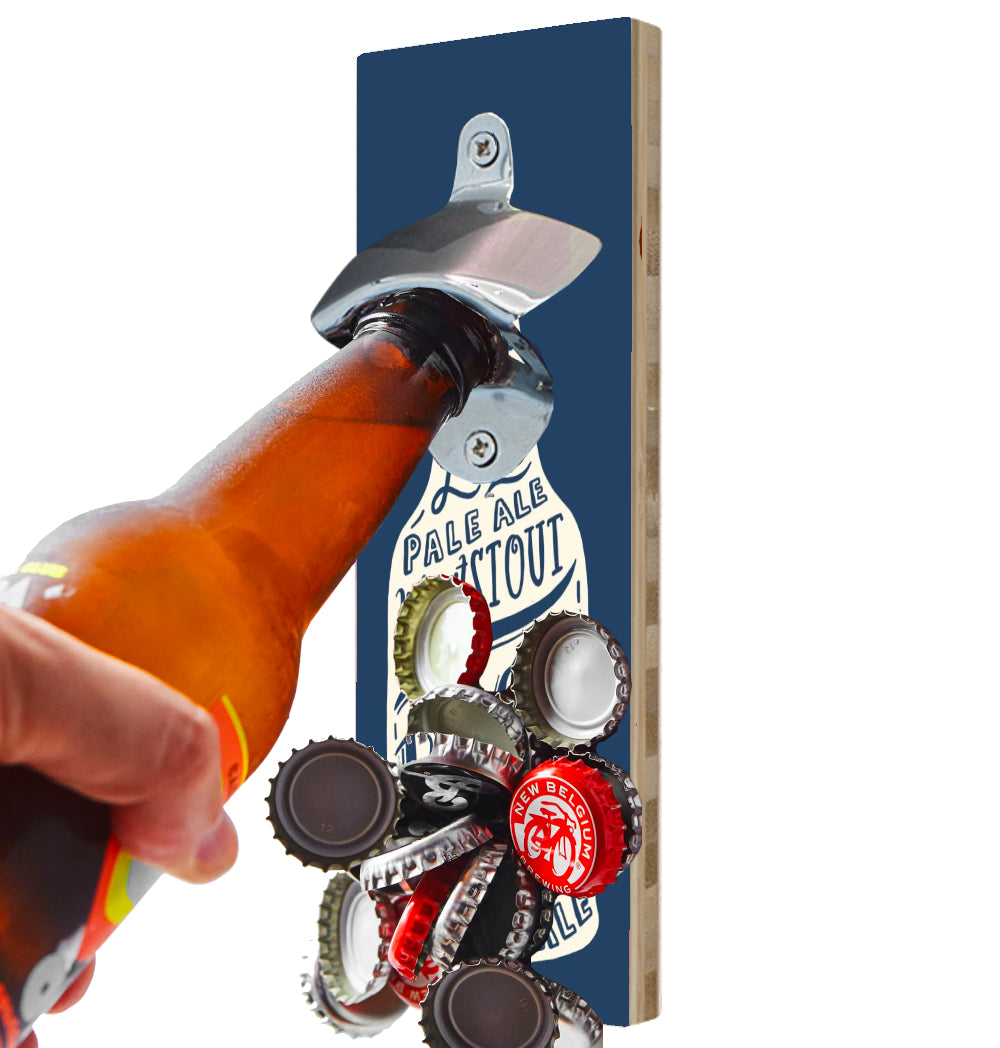 Bottle Opener Wall Mountable Bottle Opener with 7cm x 20.6cm