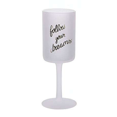 275ml Sublimation Wine Glasses - Frosted - Pack of 24