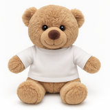 Wholesale Carton - 50 x Cream Teddy Bears with Printable T-Shirt