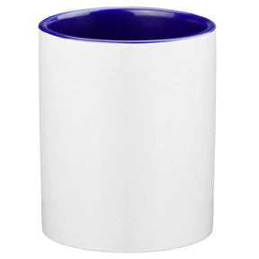 11oz Sublimation Pencil Caddy, Dark Blue Inner