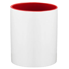 11oz Sublimation Pencil Caddy, Red Inner