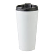 Mugs - STAINLESS STEEL - 16oz Tumbler with Lid - WHITE - Longforte Trading Ltd