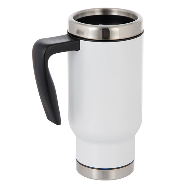 Mug - Travel Mug - STAINLESS STEEL - 17oz Travel Mug With Plastic Insert