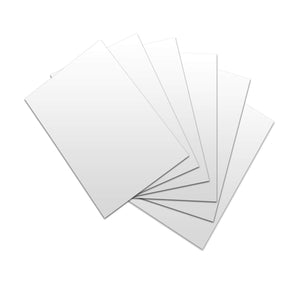 Sublimation 0.5mm Aluminium Sheets - Pearl Finish, 10cm x 15cm, pack of 10