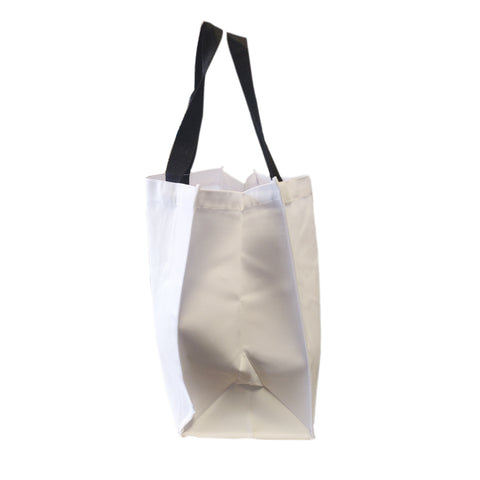 Taschen - Einkaufs-/Strandtasche mit schwarzen Griffen - 35 cm x 41 cm