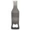 Bottle Opener - Pack of 10 x SILVER - Bottle Shaped - 14cm x 4cm - Longforte Trading Ltd