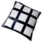 FULL CARTON - 100 x Cushion Covers - 9 Printable Panels - Black - 40 x 40cm