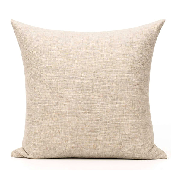 Cushion Cover - Linen (Country Canvas) - 40cm x 40cm - Square - Longforte Trading Ltd