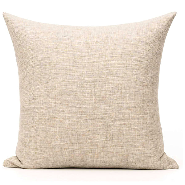 Cushion Cover - Linen (Country Canvas) - 45cm x 45cm - Square - Longforte Trading Ltd