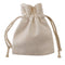 FULL CARTON - 100 x DOUBLE DRAWSTRING Bags - Thick Linen - 13cm x 18cm - Longforte Trading Ltd