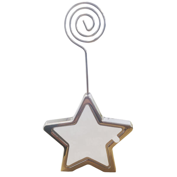 Desktop Stand/ Placeholder with Metal Insert - Star
