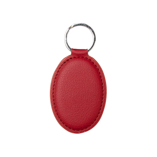 Leather Key Loop COLOR/STYLE：Red Supreme Logo Red Leather Key