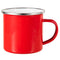 Mugs - Metal & Enamel Mugs - Red - 12oz Ceramic Enamel Cup