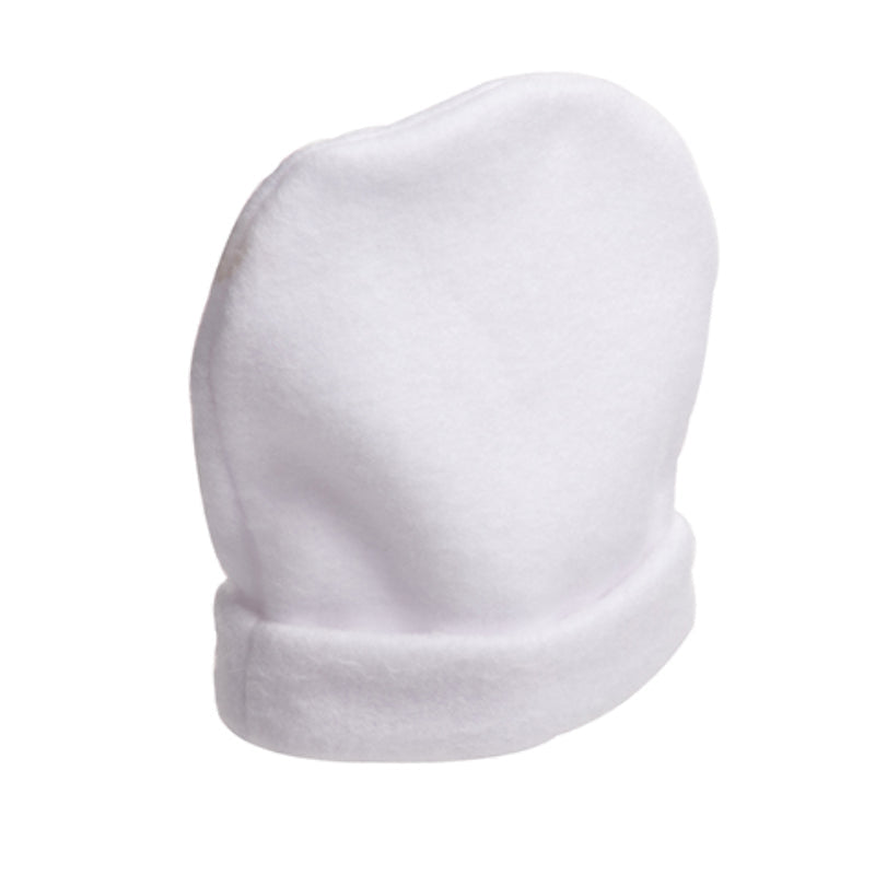 Wholesale Carton - 50 x Baby Sublimation Fleece Beanie Caps - White