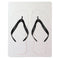 FULL CARTON - 20 x Flip Flops - Adult Size - Black Straps - Medium - Longforte Trading Ltd