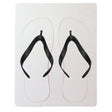 Flip Flops - Child Size - Black Straps - Large - Longforte Trading Ltd