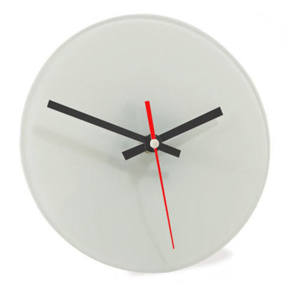 Clock - Glass - Round - 30cm Wall Clock - Longforte Trading Ltd