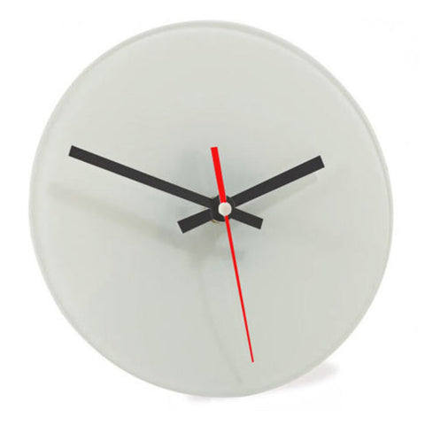 FULL CARTON - 24 x Glass Wall Clock - Round - 30cm