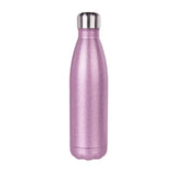 Pink 500ml Stainless Steel Engravable Bowling Bottle, Glitter Finish