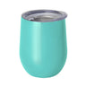 Mugs - Stemless Wine Glasses With Lid - 12oz - LIGHT BLUE - Longforte Trading Ltd