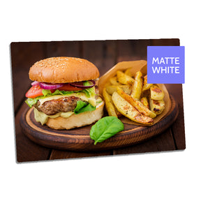 HD MATT WHITE 1.0mm Aluminium Sheets - 8" x 10" (20.3cm x 25.4cm) - Pack of 10 - Longforte Trading Ltd