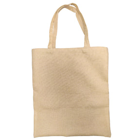 Bags - BURLAP - TOTE Bag with PLAIN HANDLES - 41cm x 48cm - Longforte Trading Ltd