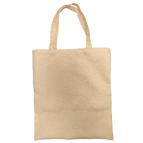 Bags - BURLAP - TOTE Bag with PLAIN HANDLES - 41cm x 48cm