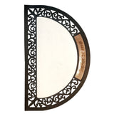 Heavy Duty Welcome Door Mat - Semi-Circle - 50cm x 80cm with Removable Insert - Longforte Trading Ltd