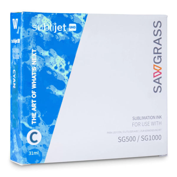 Encre Sawgrass™ SubliJet® UHD - Cartouche SG500/SG1000 - Cyan 31 ml