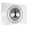 LASER ENGRAVABLE - 0.55mm Aluminium Sheets - Gloss White/ Black - 30.5cm x 61cm - Pack of 5