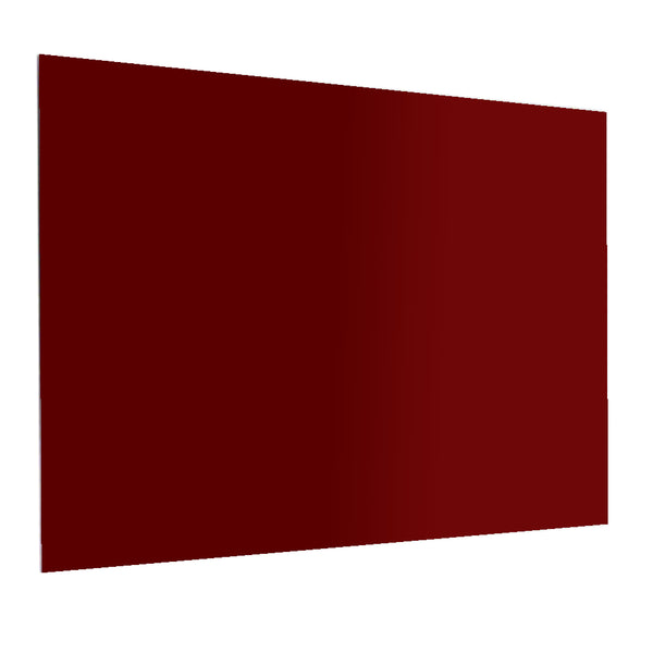 LASER ENGRAVABLE - 0.45mm Aluminium Sheets - Gloss Red/ Silver - 30.5cm x 61cm - Pack of 5