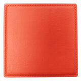 Engravables - PU LEATHER - Coaster - SQUARE - 10cm - Orange - Longforte Trading Ltd