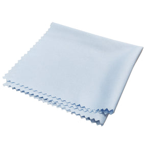 10 x Lens Cloth - Light Blue - 180 x 150 mm - Longforte Trading Ltd