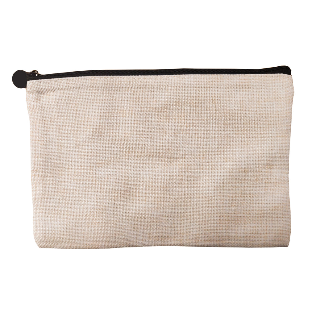 Bags - Zip Up Bag - Linen - 23cm x 15cm