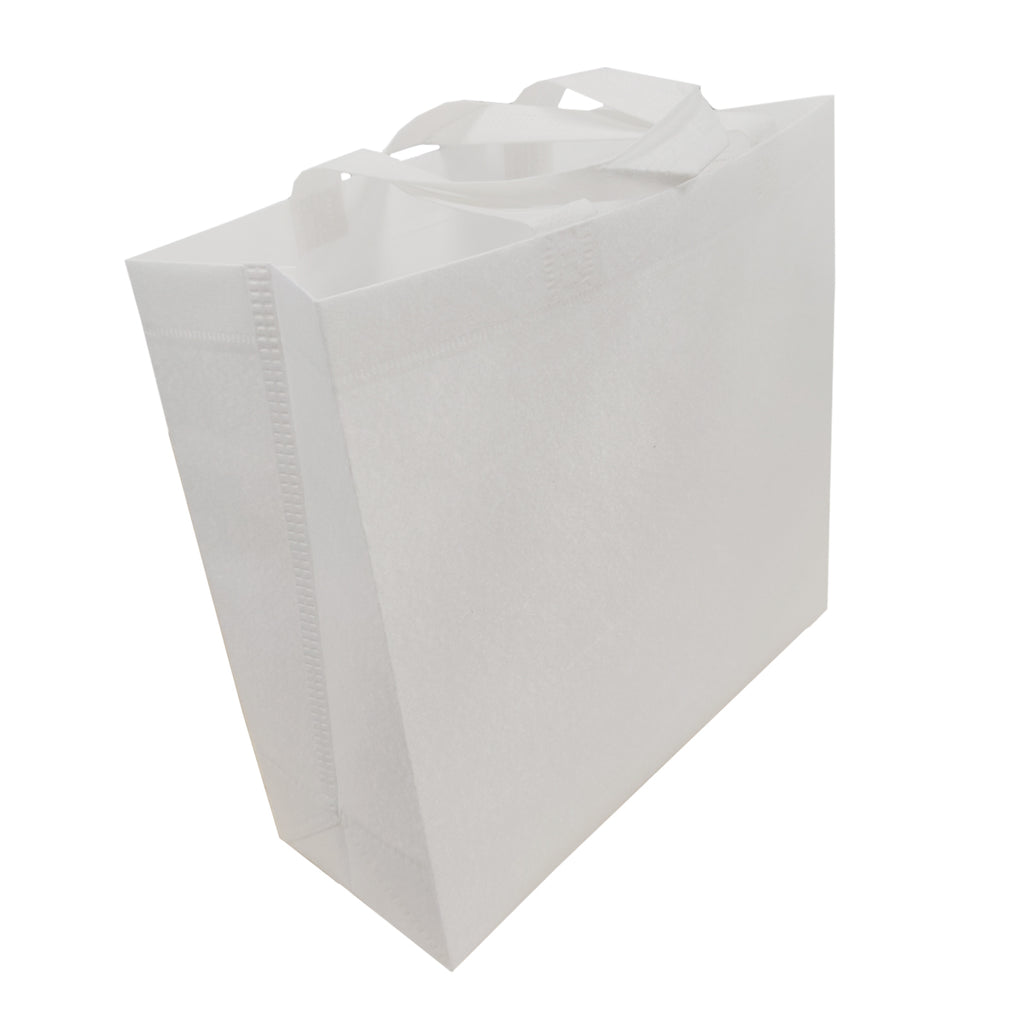 Taschen - Einkaufstasche mit Seitenfalte - Faserpapier - 32cm x 30cm - Kurze Henkel