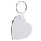Keyring - 10 x MDF - Double-Sided - Heart