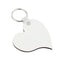 FULL CARTON - 200 x MDF Keyrings - Double-Sided - Curved Heart