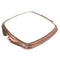 FULL CARTON - 200 x Compact Mirrors - Deluxe Rose Gold - Curved Square - Longforte Trading Ltd