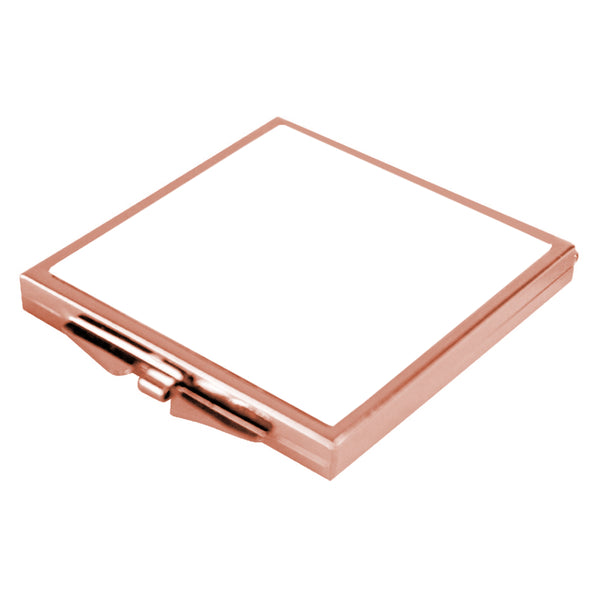 10 x Compact Mirror - Deluxe Rose Gold - Square - Longforte Trading Ltd