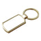 Schlüsselanhänger - 10 x GOLD Sublimation Metall Schlüsselanhänger - länglich