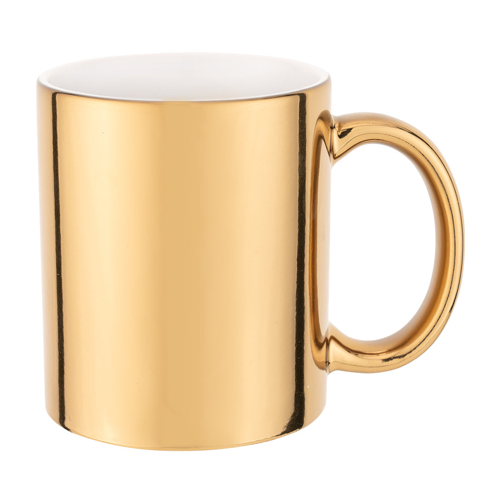 Tasses - 36 x 11oz Miroir Métallisé EUROPA GOLD Durham Mugs
