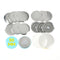 100 Stück Blanko-Komponenten zur Buttonherstellung (50 mm) mit Magnet