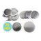 100 Stück Blanko-Komponenten zur Buttonherstellung (75 mm) mit Magnet