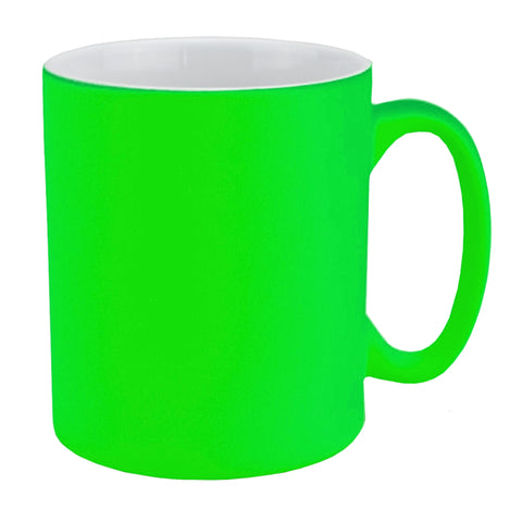 GRAVABLE - Pack de 6 x Mugs - Mugs Nitro Fluorescents - VERT