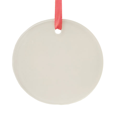 Ornaments - GLASS - 12 x ROUND - 3 inch - Hanging Ornaments