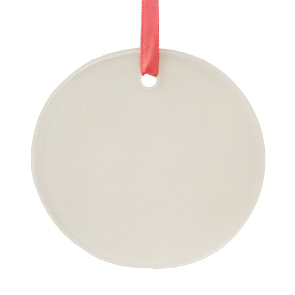 Ornaments - GLASS - 12 x ROUND - 3 inch - Hanging Ornaments