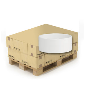 Sublimation Ceramic Dog Bowls, Half Pallet (240 Bowls)