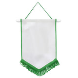 Flags & Banners - Pack of 10 x Pennant - 18cm x 26cm - GREEN - Longforte Trading Ltd